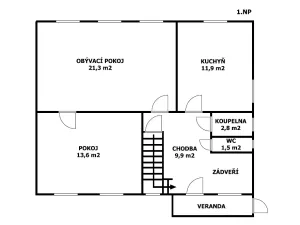 Prodej rodinného domu, Libušín, Františka Brzáka, 138 m2