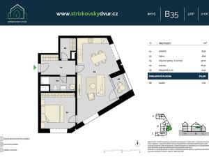 Prodej bytu 2+kk, Praha, Střížkovská, 71 m2