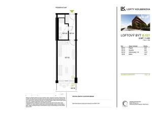 Prodej bytu 1+kk, Praha - Vysočany, Kolbenova, 32 m2