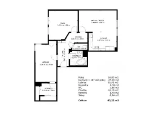 Pronájem bytu 3+kk, Praha - Záběhlice, Záběhlická, 82 m2