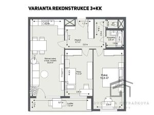 Prodej bytu 3+kk, Praha - Hloubětín, Kukelská, 62 m2