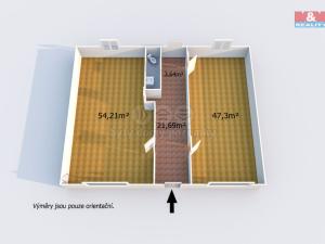 Pronájem obchodního prostoru, Nýřany, Revoluční, 126 m2