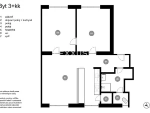 Prodej bytu 3+kk, Praha - Krč, Pacovská, 71 m2