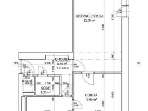 Pronájem bytu 2+1, Rosice, Husova čtvrť, 52 m2