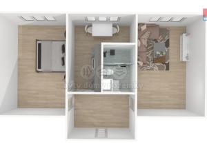 Prodej bytu 2+1, Klatovy - Klatovy II, Plzeňská, 56 m2