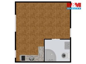 Pronájem kanceláře, Praha - Hloubětín, Milovická, 20 m2