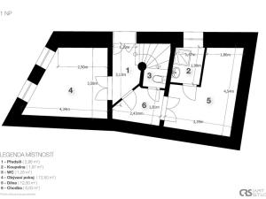 Prodej rodinného domu, Praha - Vršovice, Na stráni, 72 m2