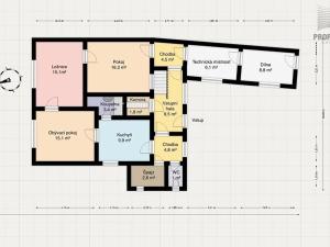Prodej rodinného domu, Lukovany, 84 m2