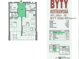 Pronájem bytu 2+kk, Plzeň, Kotíkovská, 71 m2