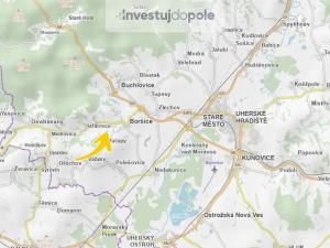 Prodej pole, Boršice, 1285 m2