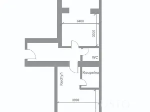 Pronájem bytu 2+kk, Písek, Mírové nám., 53 m2