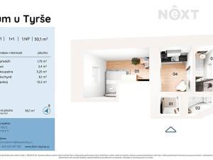 Prodej bytu 1+1, Praha - Košíře, U Tyrše, 30 m2