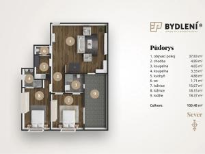 Prodej bytu 3+kk, Teplice, U Nových lázní, 92 m2