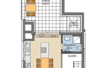 Pronájem bytu 4+kk, Praha - Vysočany, Pod Harfou, 120 m2