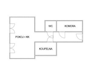 Pronájem bytu 1+kk, Příbram - Příbram VIII, Budovatelů, 20 m2