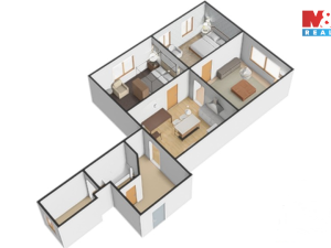 Prodej bytu 4+kk, Jihlava, Lazebnická, 72 m2