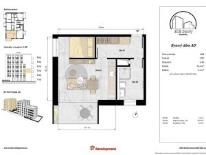 Prodej bytu 1+kk, Otrokovice, tř. Spojenců, 35 m2