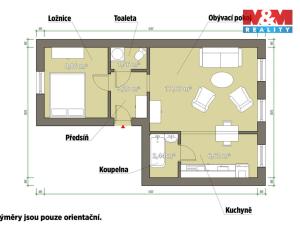 Prodej bytu 2+kk, Karlovy Vary - Rybáře, Sokolovská, 41 m2