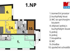 Prodej činžovního domu, Otrokovice - Kvítkovice, tř. Osvobození, 422 m2