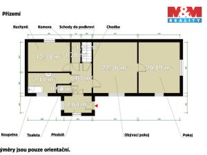Prodej rodinného domu, Hostomice - Radouš, 76 m2