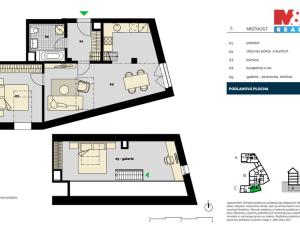 Prodej bytu 3+kk, Praha - Libeň, Střížkovská, 74 m2