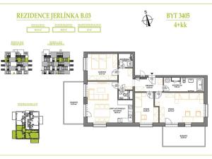 Prodej bytu 4+kk, Brno, Jerlínová, 105 m2