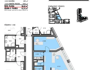 Prodej bytu 2+kk, Šlapanice, 64 m2