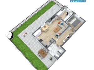 Prodej bytu 3+kk, Velemín - Oparno, 43 m2