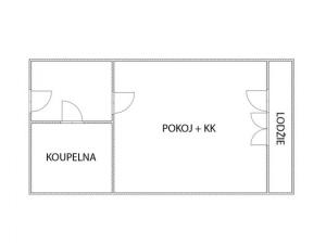 Prodej bytu 1+kk, Orlová - Lutyně, Osvobození, 31 m2