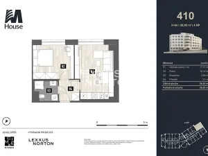 Prodej bytu 2+kk, Praha - Vršovice, Murmanská, 39 m2