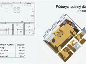 Prodej rodinného domu, Trhové Sviny, Tyršovo nábřeží, 80 m2