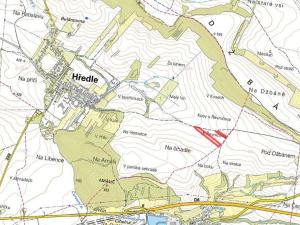 Prodej pole, Hředle, 5455 m2