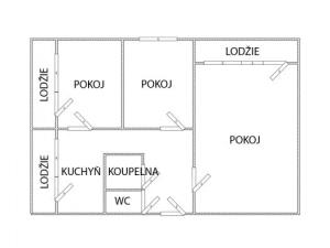 Prodej bytu 3+1, Olomouc, Lužická, 60 m2
