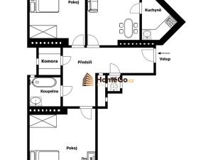 Pronájem bytu 3+kk, Praha - Nusle, U gymnázia, 95 m2