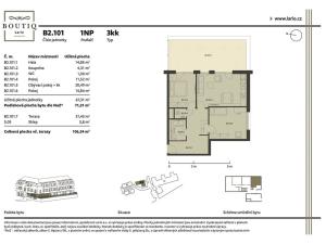 Prodej bytu 3+kk, Praha - Dolní Měcholupy, Kutnohorská, 71 m2