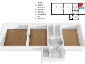 Prodej rodinného domu, Veliš - Lipiny u Veliše, 98 m2