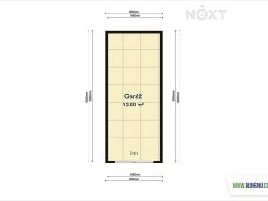 Pronájem garáže, Šumperk, Reissova, 18 m2