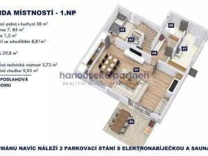 Prodej bytu 3+kk, Volary, 119 m2