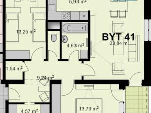 Pronájem bytu 3+kk, Chrudim - Chrudim II, Dr. Bartůňka, 79 m2