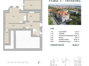 Prodej vily, Praha - Smíchov, Tichá, 340 m2