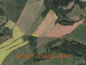 Dražba pole, Staré Buky, 71140 m2