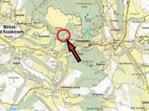 Prodej podílu lesa, Mírová pod Kozákovem, 844 m2