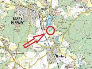 Prodej podílu pole, Šťáhlavy, 3170 m2