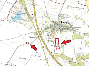 Prodej podílu pole, Ledčice, 446 m2