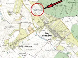Prodej podílu pole, Starý Poddvorov, 1011 m2