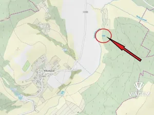 Prodej lesa, Vlkančice, 611 m2