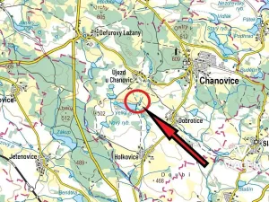 Prodej podílu pole, Chanovice, 1259 m2