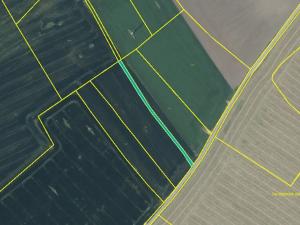 Dražba pole, Keblice, 522 m2