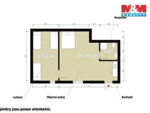 Pronájem bytu 1+1, Sytno, 49 m2