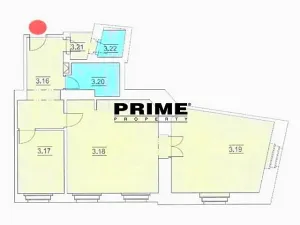 Pronájem bytu 3+kk, Praha - Smíchov, Zborovská, 76 m2